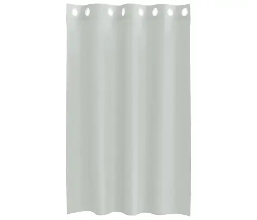 Rõngastihendiga Kardinad 2 Tk Helehall 140X175 Cm