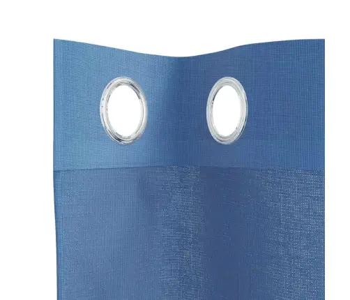 Voile Aizkari Ar Starplikām, 2 Gab., Koši Zili Vidaxl