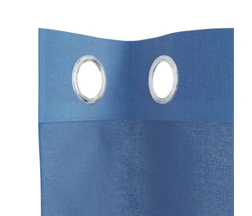 Voile Aizkari Ar Starplikām, 2 Gab., Koši Zili Vidaxl Voile Aizkari Ar Starplikām, 2 Gab., Koši Zili Vidaxl