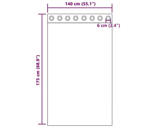 Voile Kardinad Koos Rõngastihenditega 2 Tk Helepruun