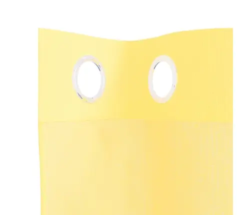 Voile Kardinad Koos Rõngastihendiga 2 Tk Kollane