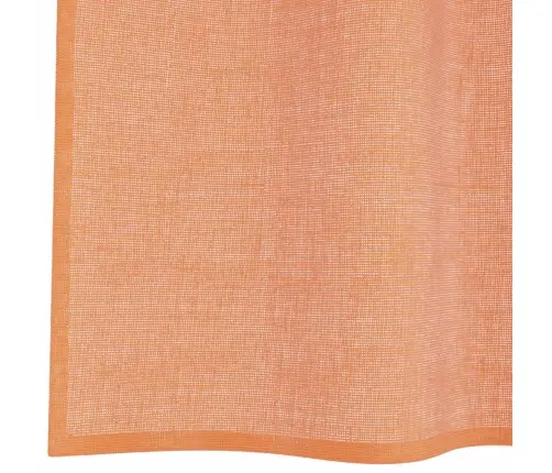 Voile Kardinad Rõngastega 2 Tk Terrakota