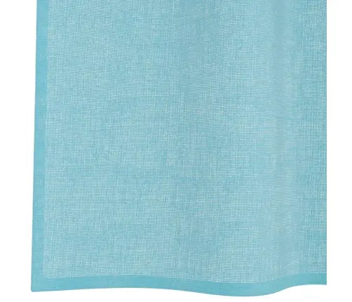 Voile Aizkari Ar Starplikām, 2 Gab., Tirkīzzili Vidaxl