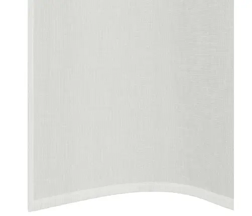 Voile Kardinad Koos Rõngastihenditega 2 Tk Valge