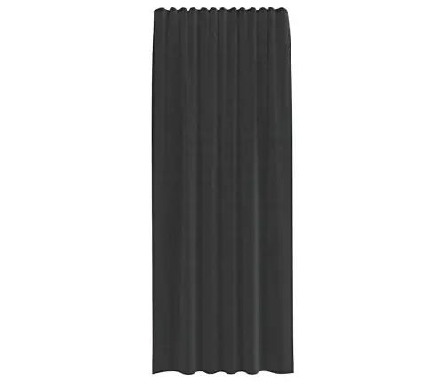 Voile Aizkari Ar Stieņu Kabatām, 2 Gab., Melni Vidaxl Voile Aizkari Ar Stieņu Kabatām, 2 Gab., Melni Vidaxl
