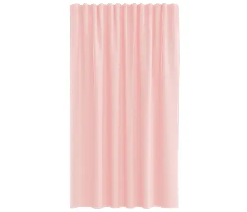 Voile Aizkari Ar Stieņu Kabatām, 2 Gab., Rozā Vidaxl