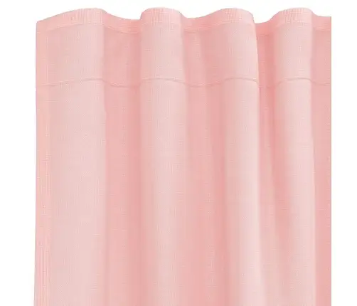 Voile Aizkari Ar Stieņu Kabatām, 2 Gab., Rozā Vidaxl