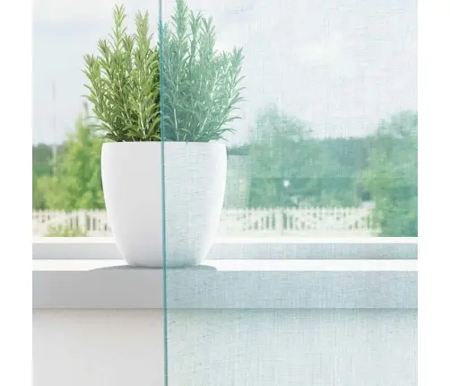 Voile Aizkari Ar Stieņu Kabatām, 2 Gab., Tirkīzzili Vidaxl