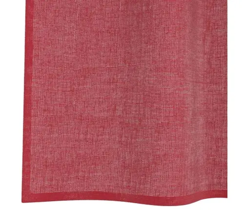 Voile Kardinad Varrastega Taskutega 2 Tk Veinipunane