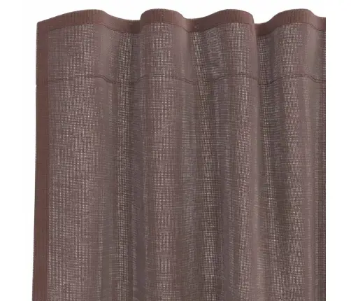 Voile Kardinad Tab Topiga 2 Tk Pruun