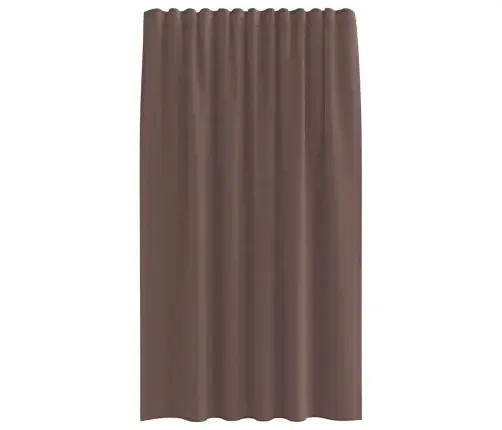 Voile Užuolaidos Su Viršutine Dalimi, 2Vnt., Rudos Spalvos