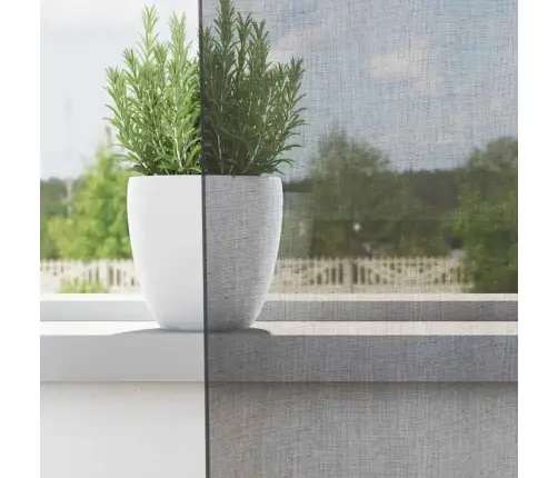 Voile Aizkari Ar Cilpām, 2 Gab., Tumši Pelēki, 140X225 Cm Vidaxl