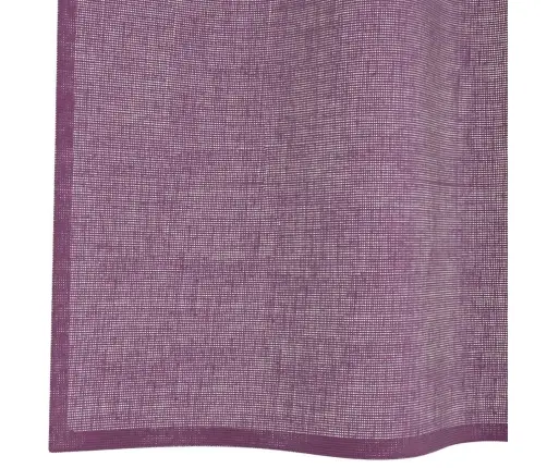Voile Užuolaidos Su Kilpomis, 2Vnt., Violetinės Sp., 140X245Cm