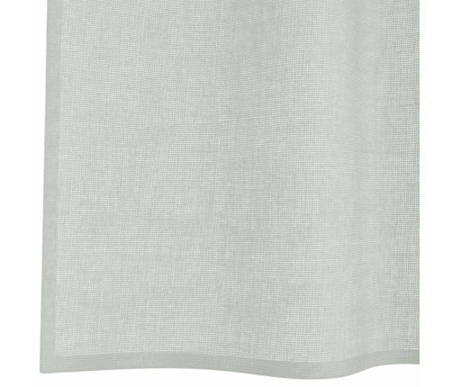 Voile Aizkari Ar Cilpām, 2 Gab., Gaiši Pelēki, 140X260 Cm Vidaxl