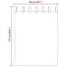 Aasadega Voile Kardinad 2 Tk Liiv 140X175 Cm