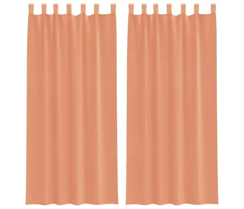 Voile Aizkari Ar Cilpām 2 Gab Terakota 140X225 Cm Vidaxl Voile Aizkari Ar Cilpām 2 Gab Terakota 140X225 Cm Vidaxl