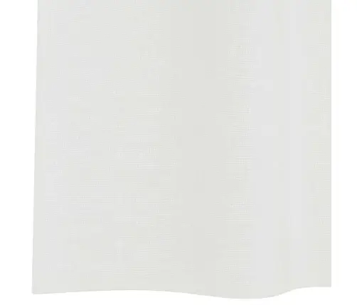 Aasadega Voile Kardinad 2 Tk Valge 140X245 Cm
