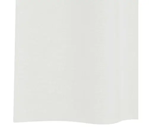 Voile Aizkari Ar Cilpām 2 Gab Balts 140X260 Cm Vidaxl