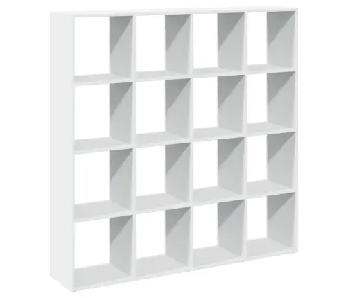 Grāmatu Plaukts, Balts, 137,5X29X137,5 Cm, Inženierijas Koks Vidaxl