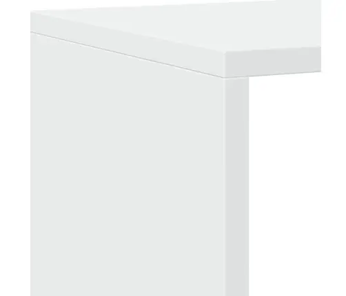 Grāmatu Plaukts, Balts, 137,5X29X137,5 Cm, Inženierijas Koks Vidaxl