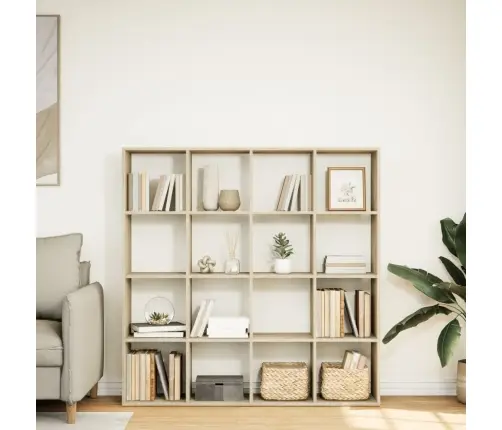 Spintelė Knygoms, Sonoma Ąžuolo Spalvos, 137,5X29X137,5cm Mdp