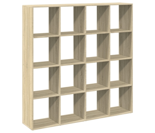 Grāmatu Plaukts Ozola Krāsa 137,5X29X137,5 Cm Inženierijas Koks Vidaxl