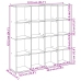 Grāmatu Plaukts Ozola Krāsa 137,5X29X137,5 Cm Inženierijas Koks Vidaxl