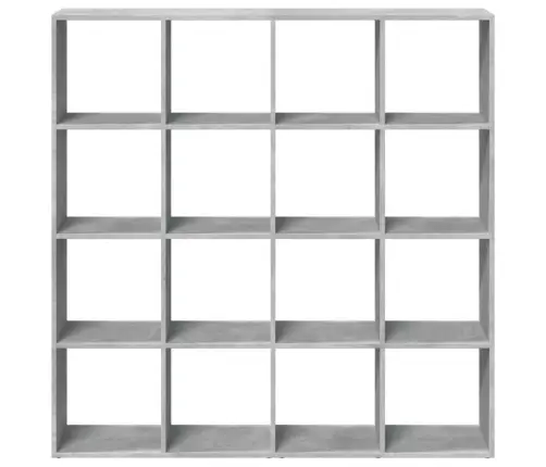 Raamaturiiul, Betoonhall 137,5X29X137,5 Cm Tehispuit