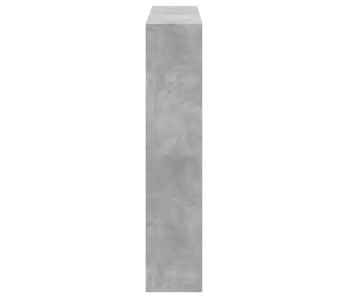 Raamaturiiul, Betoonhall 137,5X29X137,5 Cm Tehispuit