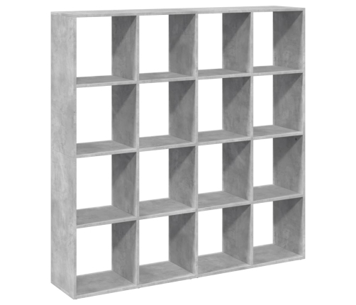 Grāmatu Plaukts, Pelēks, 137,5X29X137,5 Cm, Inženierijas Koks Vidaxl