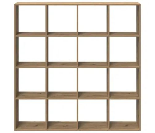 Grāmatu Plaukts Koka Krāsā 137,5X29X137,5 Cm Inženierijas Koks Vidaxl