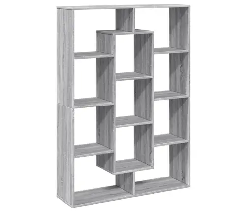 Raamatukapp, Hall Sonoma Tamm, 102X29X143 cm Tehispuit