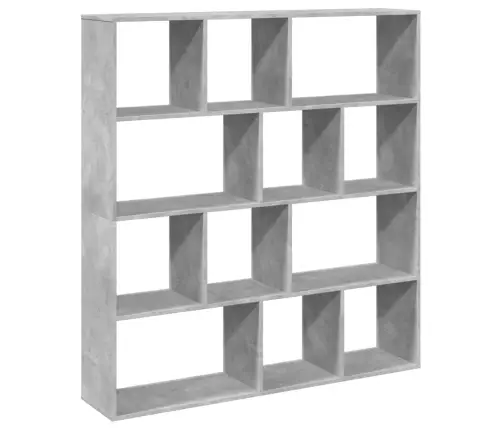 Grāmatu Plaukts, Pelēks, 132X29X141,5 Cm, Inženierijas Koks Vidaxl