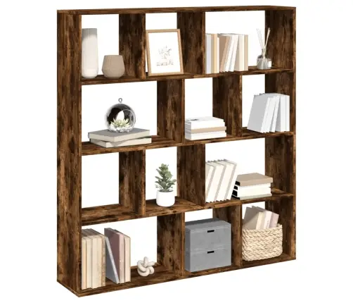 Spintelė Knygoms, Dūminio Ąžuolo, 132X29X141,5cm Mediena