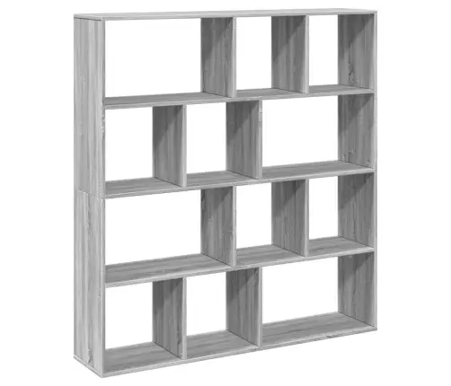 Grāmatu Plaukts, Pelēka Ozola, 132X29X141,5Cm Inženierijas Koks Vidaxl