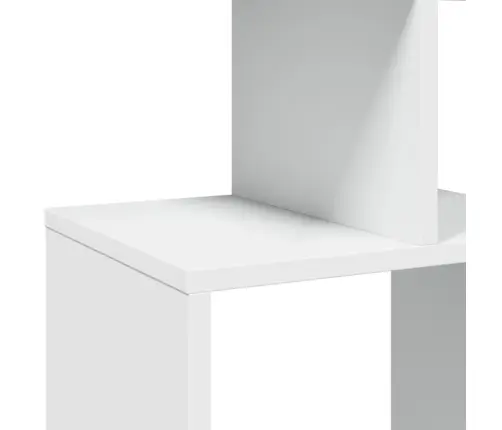Raamaturiiul, Valge, 92X29X188 cm Tehispuit