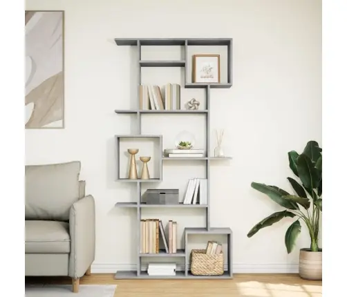 Raamaturiiul, Betoonhall 92X29X188 Cm Tehispuit