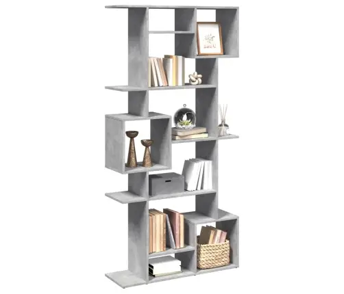 Raamaturiiul, Betoonhall 92X29X188 Cm Tehispuit