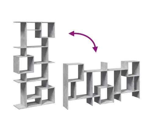 Raamaturiiul, Betoonhall 92X29X188 Cm Tehispuit