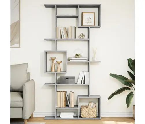 Raamaturiiul, Betoonhall 92X29X188 Cm Tehispuit