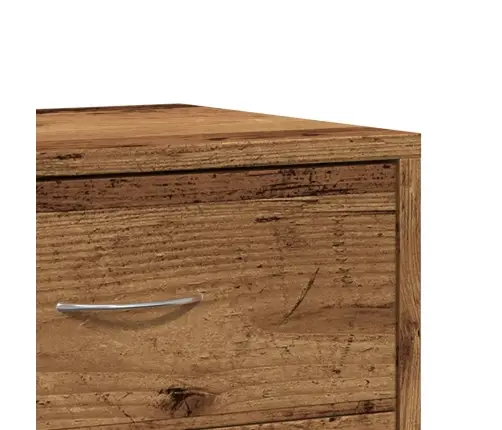 Naktsskapītis, Veca Koka, 40X30X40 Cm, Inženierijas Koks Vidaxl