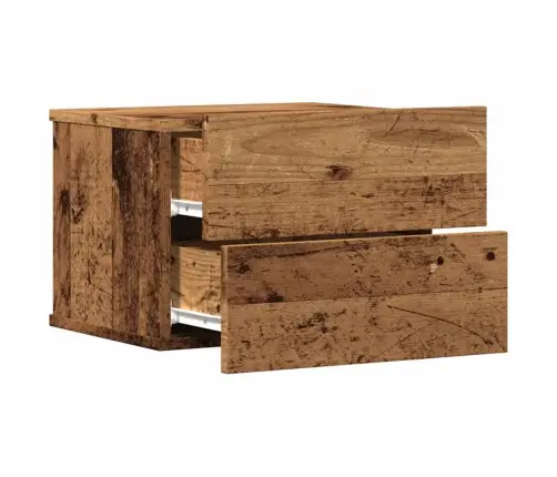 Sieninės Naktinės Spintelės, 2Vnt., Medienos, 40X32X30Cm Sieninės Naktinės Spintelės, 2Vnt., Medienos, 40X32X30Cm