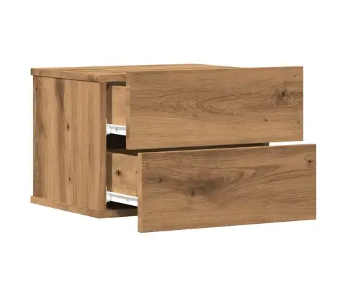 Sienas Naktsskapīši 2 Gab Artisan Oak 40X32X30 Cm Vidaxl