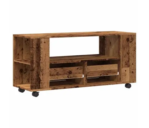 Tv Spintelė Su Ratukais, Medienos, 102X34,5X43cm Mediena