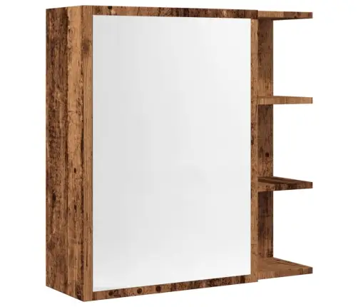 Vannitoa Peegelkapp Vana Puit 62,5X20,5X64 Cm Tehniline Puit