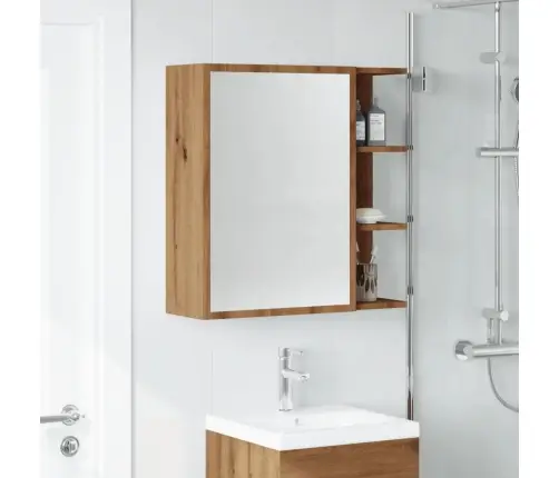 Vannitoa Peegelkapp Artisan Tamm 62,5X20,5X64 Cm Ehituspuit