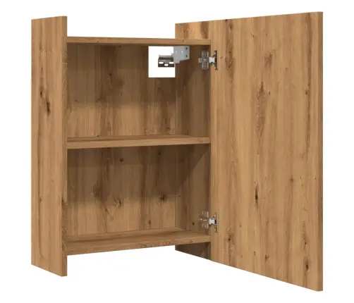 Vannitoa Peegelkapp Artisan Tamm 62,5X20,5X64 Cm Ehituspuit