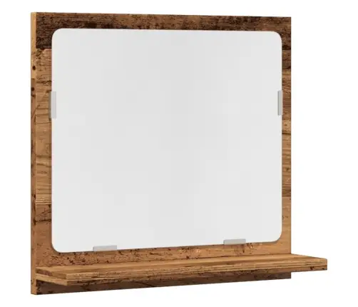 Vannas Istabas Spoguļskapis Vecs Koks 40X11X37 Cm Vidaxl