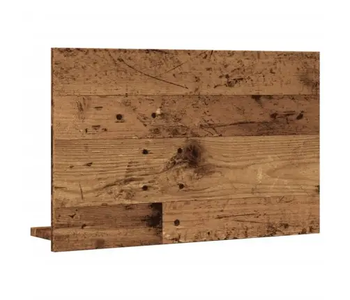 Vannas Istabas Spoguļskapis Vecs Koks 60X11X37 Cm Vidaxl