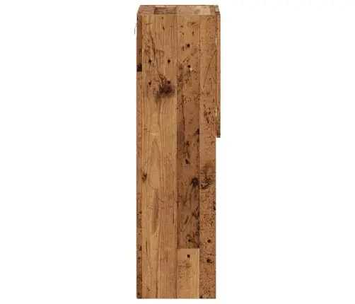 Tv Skapīši Ar Led, 2 Gab., Veca Koka, 30,5X30X102 Cm Vidaxl
